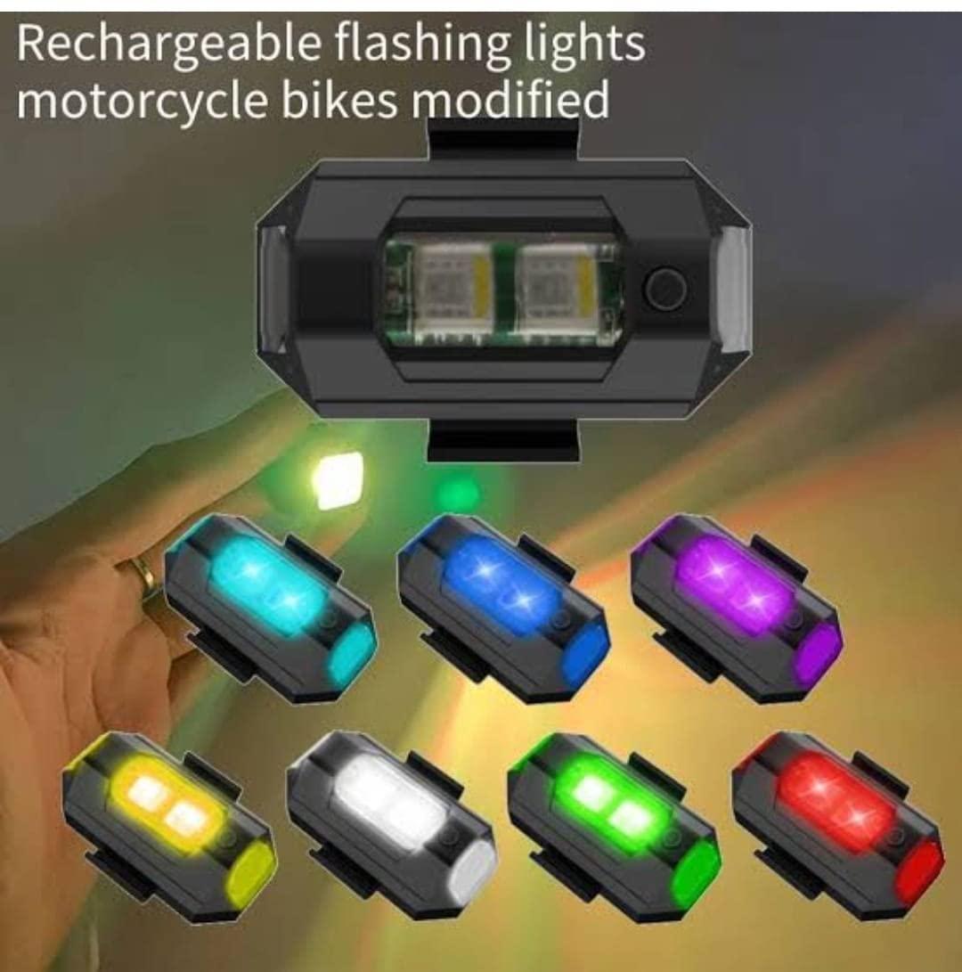 7 Colors LED With 3 Flashing/ Helmet Exterior Night Kit For Drone Flashing, Bike Bicycle