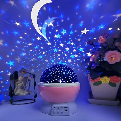 Star Master Rotating 360 Degree Moon Night Light Lamp Projector